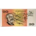 AUSTRALIA 1968 . TWENTY 20 DOLLAR BANKNOTE . PHILLIPS/WHEELER